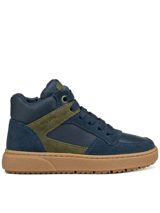 Geox Sneakersy J Theleven Boy J46LDC 05422 CF4A3 S Granatowy