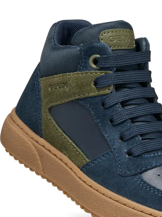Geox Sneakersy J Theleven Boy J46LDC 05422 CF4A3 S Granatowy