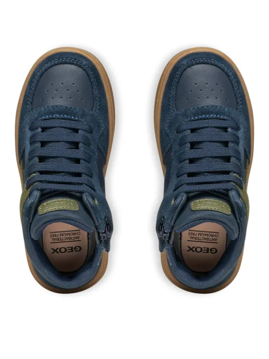 Geox Sneakersy J Theleven Boy J46LDC 05422 CF4A3 S Granatowy
