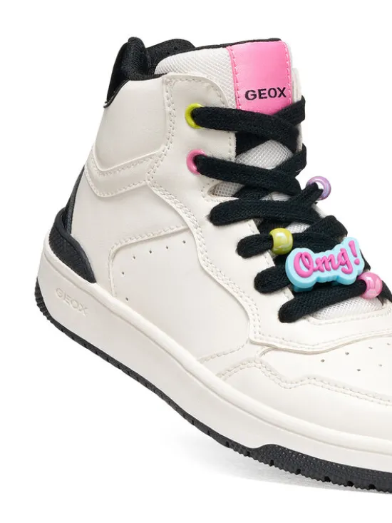 Geox Sneakersy J Washiba Girl J66HXI 000BC C0404 M Biały