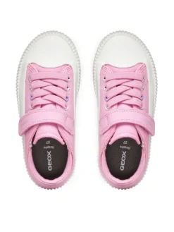 Geox Trampki J Tippeste Girl J65N3A 00010 C8006 D Różowy
