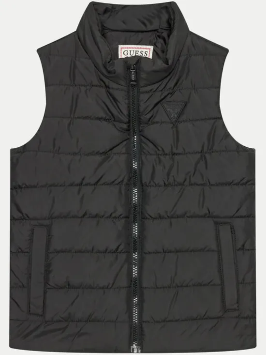 Guess Bezrękawnik H4YJ03 WCFM0 Czarny Regular Fit