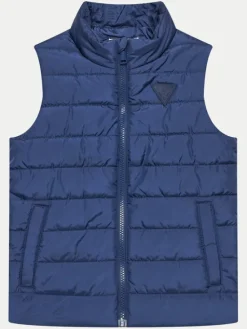 Guess Bezrękawnik H4YJ03 WCFM0 Niebieski Regular Fit