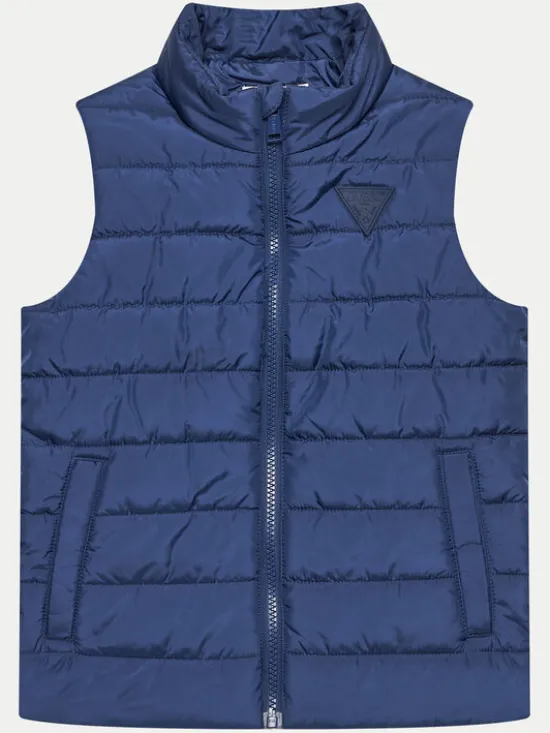 Guess Bezrękawnik H4YJ03 WCFM0 Niebieski Regular Fit