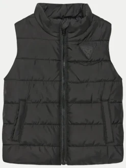 Guess Bezrękawnik H4YT01 WCFM0 Czarny Regular Fit