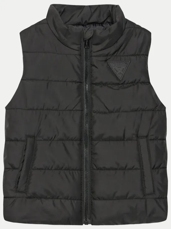 Guess Bezrękawnik H4YT01 WCFM0 Czarny Regular Fit
