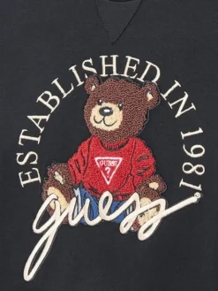 Guess Bluza H5YJ00 KAX74 Czarny Oversize