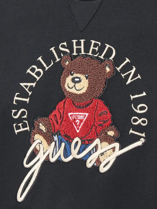 Guess Bluza H5YJ00 KAX74 Czarny Oversize