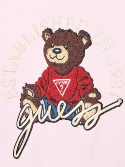 Guess Bluza H5YJ00 KAX74 Różowy Oversize
