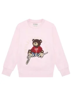 Guess Bluza H5YJ00 KAX74 Różowy Oversize
