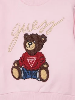 Guess Bluza H5YT00 KAX74 Różowy Regular Fit