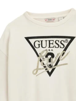 Guess Bluza J6BQ20 K8007 Kremowy Regular Fit