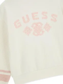 Guess Bluza J6BQ18 K7386 Kremowy Relaxed Fit