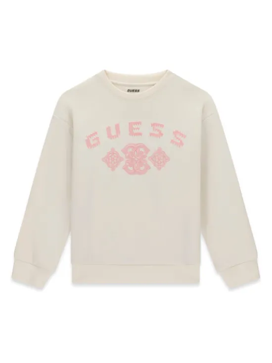 Guess Bluza J6BQ17 K7270 Kremowy Relaxed Fit