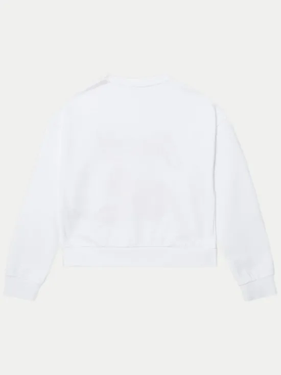 Guess Bluza J5GQ00 KA6R4 Biały Regular Fit