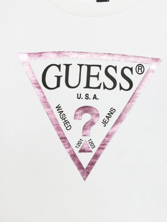 Guess Bluza J74Q10 KAUG0 Biały Regular Fit