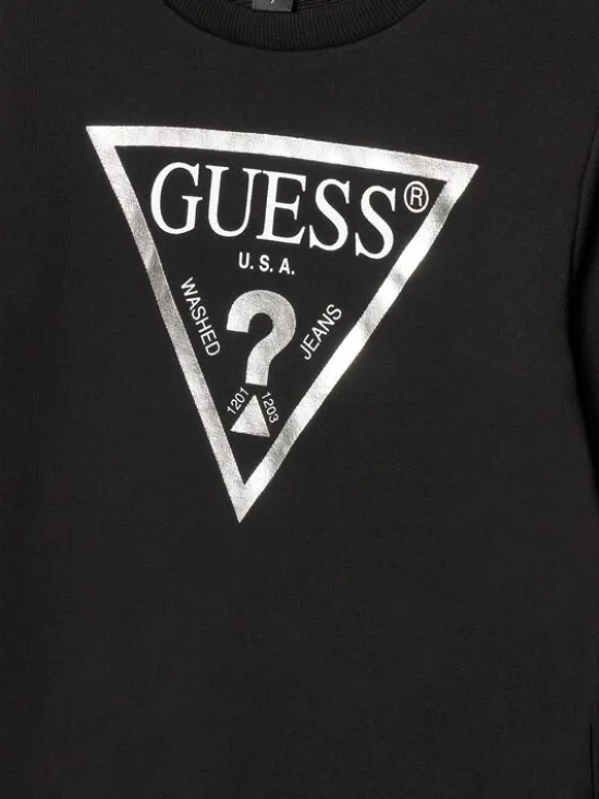 Guess Bluza J74Q10 KAUG0 Czarny Regular Fit