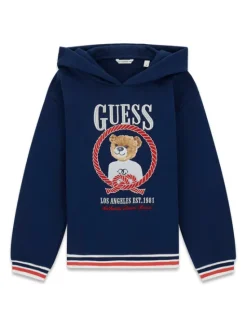 Guess Bluza J6RQ05 KAD74 Granatowy Regular Fit