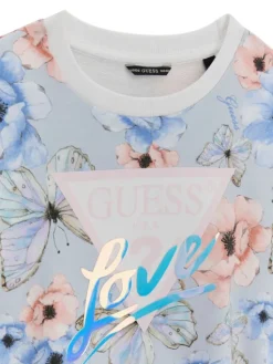 Guess Bluza J6RQ04 KA6R4 Błękitny Regular Fit