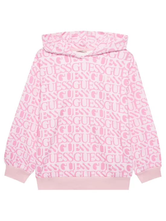 Guess Bluza J5YQ02 KAD74 Różowy Oversize