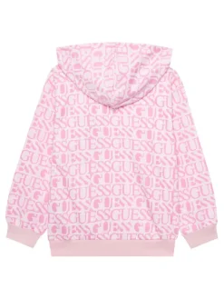 Guess Bluza J5YQ02 KAD74 Różowy Oversize