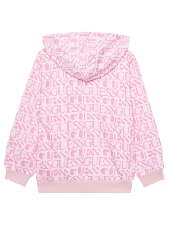 Guess Bluza J5YQ02 KAD74 Różowy Oversize