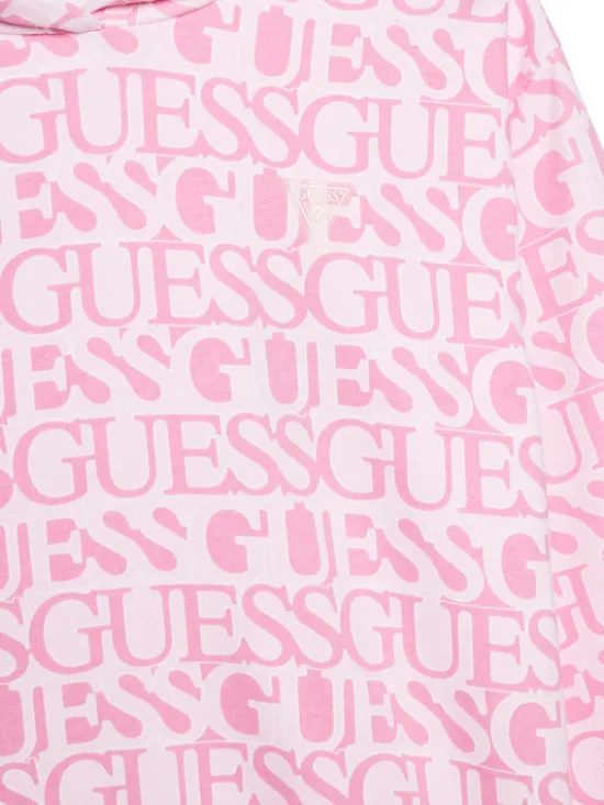 Guess Bluza J5YQ02 KAD74 Różowy Oversize