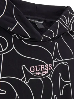 Guess Bluza J6YQ10 K3908 Czarny Regular Fit