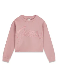 Guess Bluza J6YQ02 K4420 Różowy Relaxed Fit