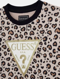 Guess Bluza K5BQ03 KAD74 Beżowy Relaxed Fit