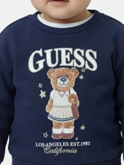 Guess Bluza K6YQ05 K4422 Granatowy Regular Fit