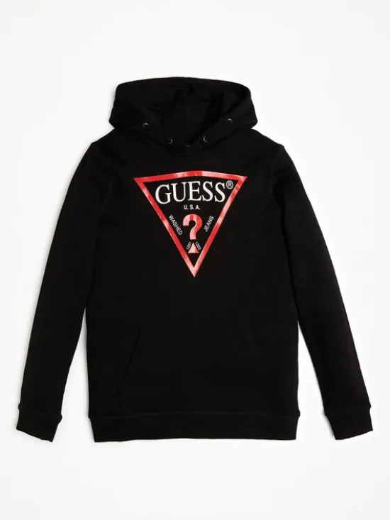 Guess Bluza L92Q09 KAUG0 Czarny Regular Fit