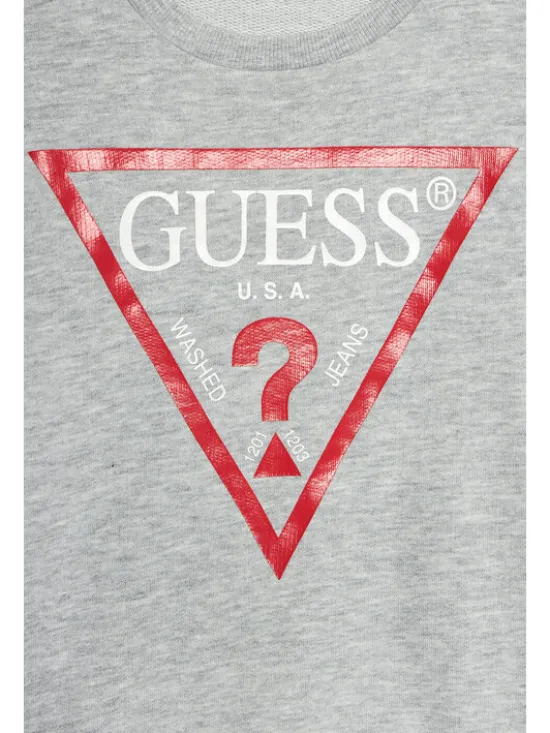 Guess Bluza L73Q09 KAUG0 Szary Regular Fit
