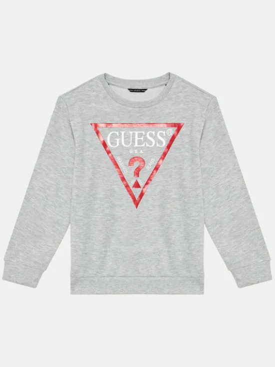 Guess Bluza L73Q09 KAUG0 Szary Regular Fit