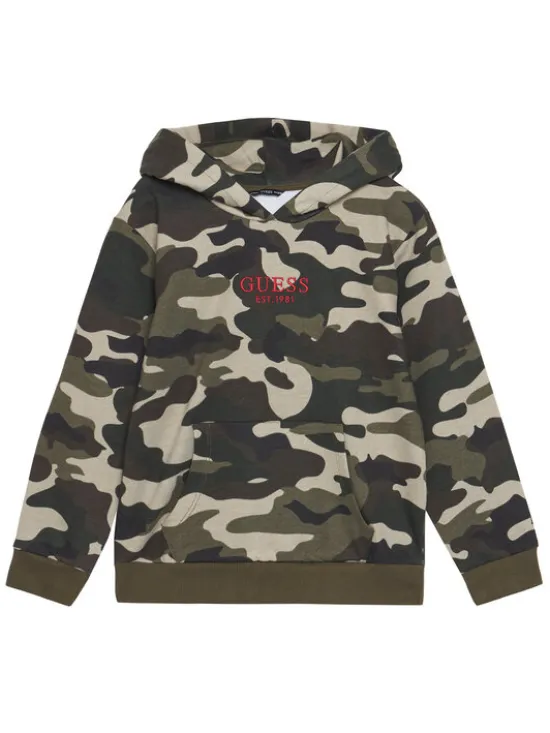 Guess Bluza L5YQ05 KA6R4 Khaki Regular Fit