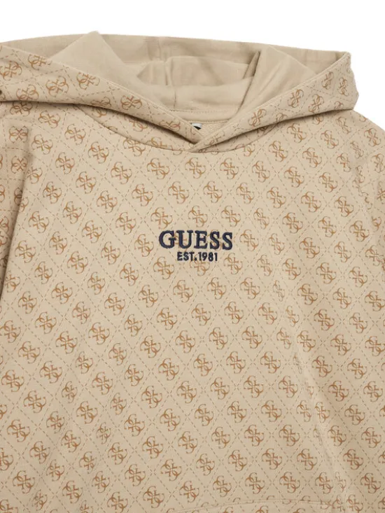 Guess Bluza L6YQ06 K4046 Beżowy Regular Fit