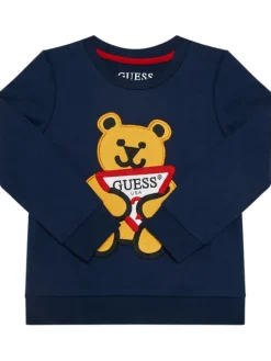 Guess Bluza N0BQ09 K97E0 Granatowy Regular Fit