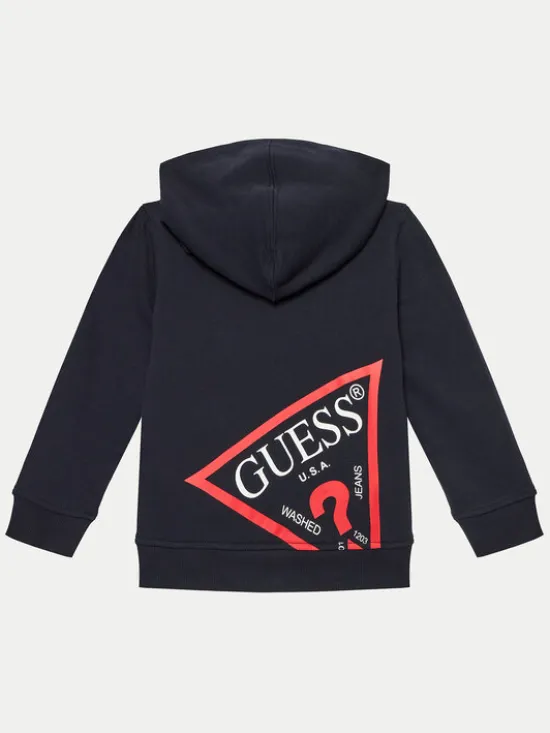 Guess Bluza N3YQ07 KAUG0 Granatowy Regular Fit
