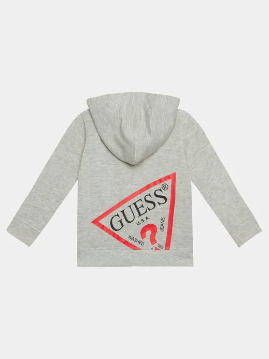 Guess Bluza N3YQ07 KAUG0 Szary Regular Fit