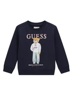 Guess Bluza N6YQ05 K4096 Granatowy Regular Fit