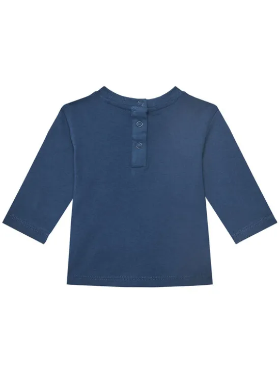 Guess Bluzka I5YI02 K8HM4 Granatowy Regular Fit