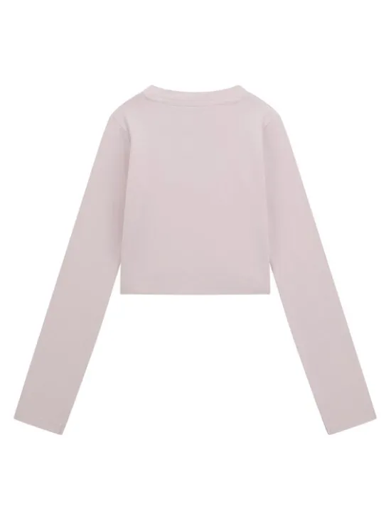 Guess Bluzka J4YI49 KBZP4 Różowy Regular Fit