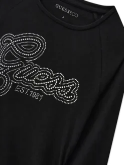 Guess Bluzka J6YI10 K3713 Czarny Slim Fit