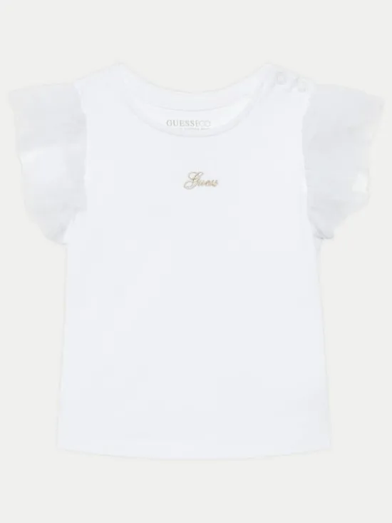 Guess Bluzka K5GI18 K6YW4 Biały Regular Fit