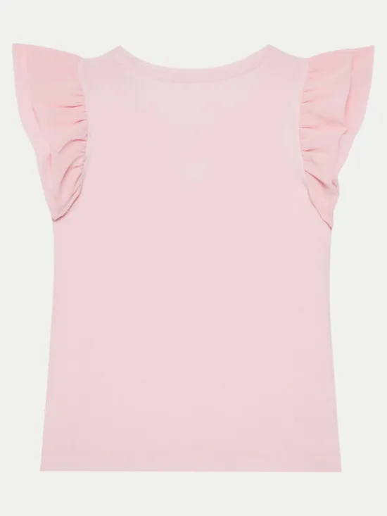 Guess Bluzka K5RI22 K6YW4 Różowy Regular Fit