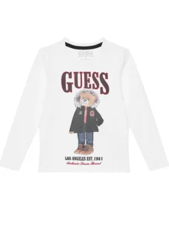 Guess Bluzka N5BI04 I3Z14 Biały Regular Fit