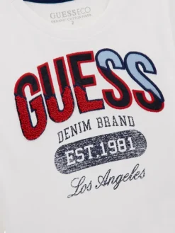 Guess Bluzka N5BI06 I3Z14 Biały Regular Fit