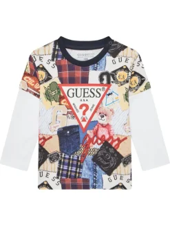 Guess Bluzka N5YI09 K8HM4 Kolorowy Regular Fit