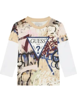 Guess Bluzka N5YI09 K8HM4 Kolorowy Regular Fit