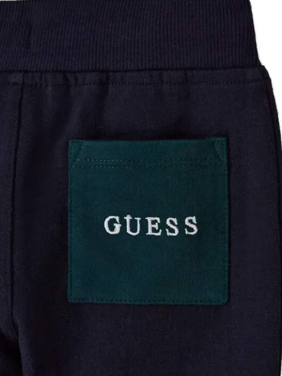 Guess Dres I6YG09 K4032 Granatowy Regular Fit